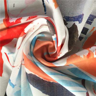 China garment textile digital polyester printed fabric