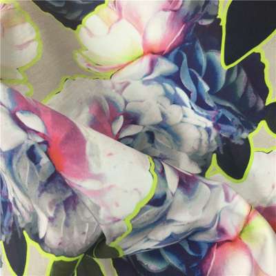 China textile best quality woven digital print fabric cotton