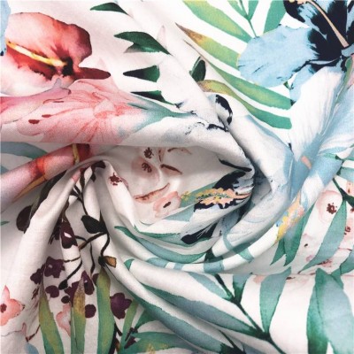 China Factory Directly Custom Digital Printing Voile Cotton Fabric Organic